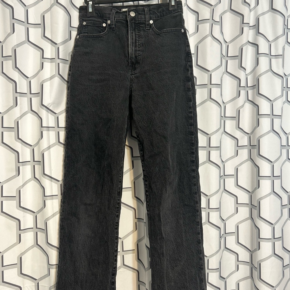 Madewell Women's Black Straight Leg Jeans
